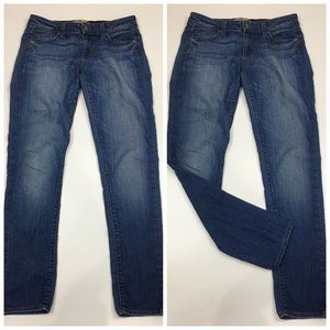 PAIGE Premium Denim PEG SKINNY Parson Wash 5 Pocket Logo Hardware Jeans